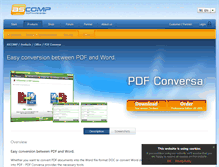 Tablet Screenshot of pdf-conversa.com